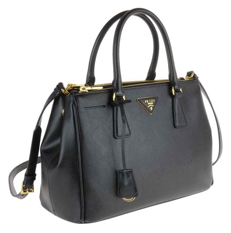 borsa prada nera catena|Borsa Medium in pelle in Nero .